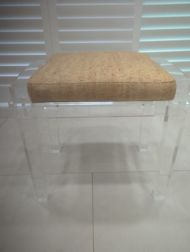 Acrylic stool mid modern - acrylic,