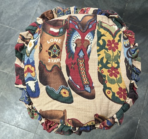 Round oval bar stool - bar, cushion