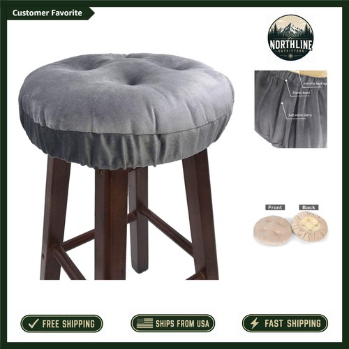 Luxurious velvet bar stool - luxurious,