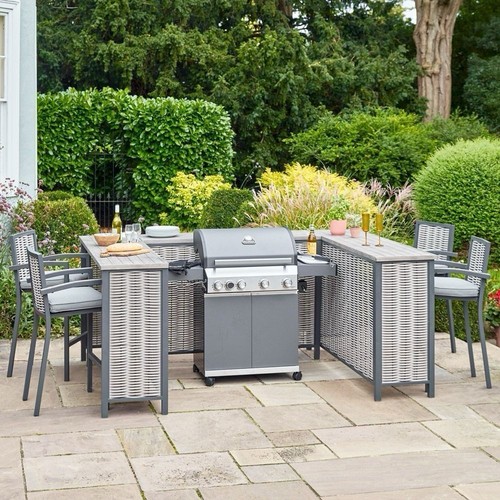 Garden bar with stools - garden,