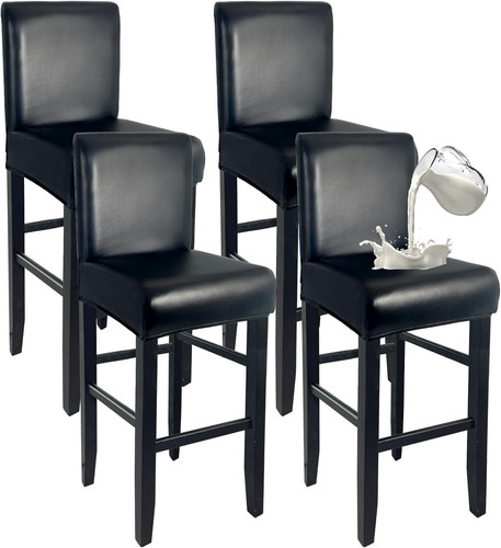 Leather bar stool - bar,