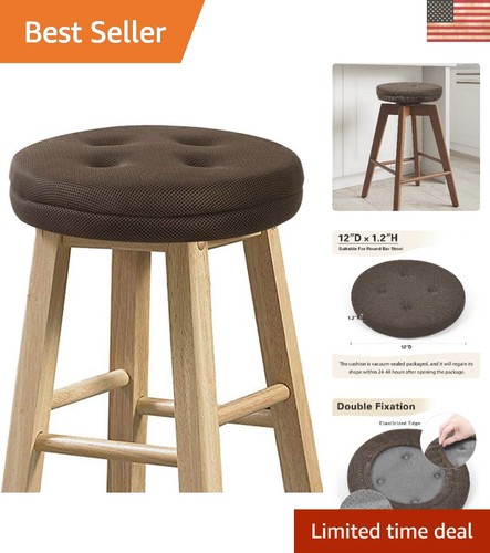 Breathable brown bar stool - brown,