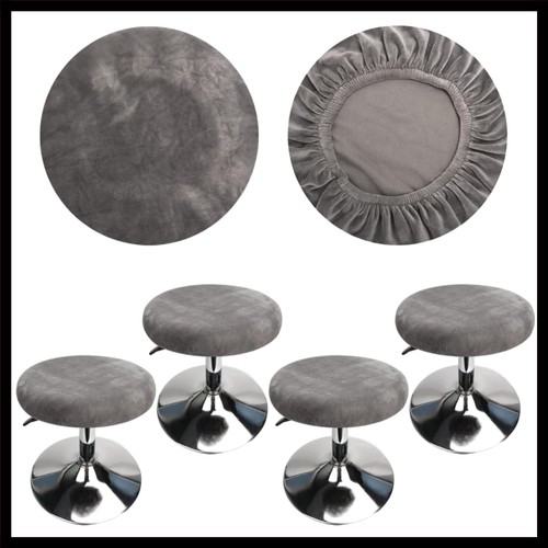 Gray velvet covers for round - gray,