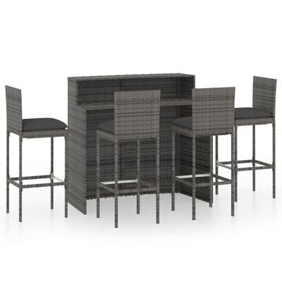5garden bar set with - bar, cushions