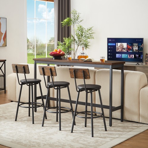 Long bar table set - long,