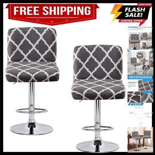 Elegant printed bar stool - elegant,