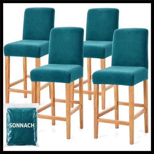 Stylish turquoise velvet bar - stylish,