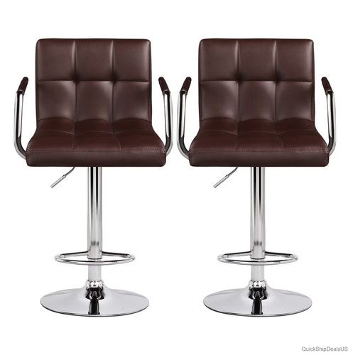 Faux leather bar stools set - stools, of