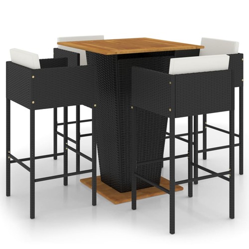 Garden bar set with cushions - bar,